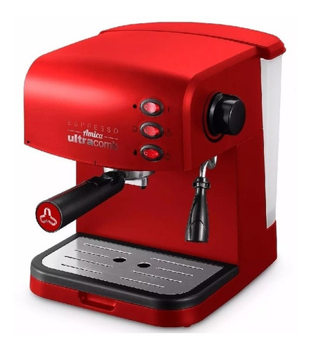 Cafetera Espresso Ultracomb Ce-6108 Roja, 15 Bares, 850w