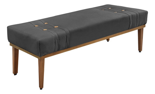Kit Recamier E Cabeceira Santorini Spz 195cm King Suede Cor Cinza-1104
