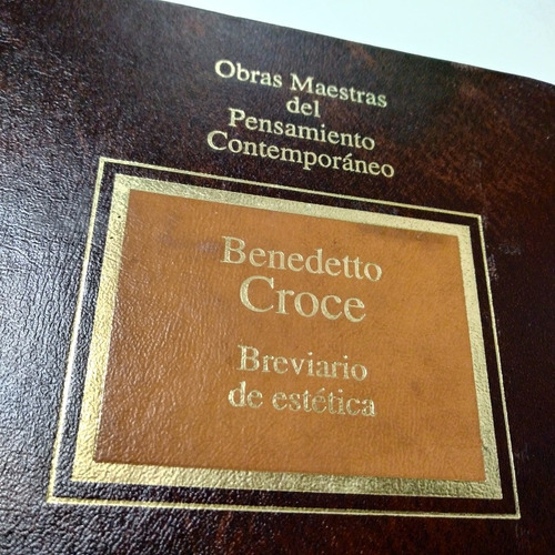 Breviario De Estética Benedetto Croce Tapa Dura Ed. Es C/nue