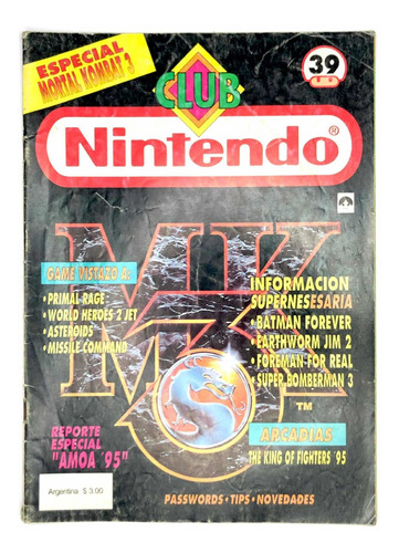 Revista Club Nintendo Número #39 1995