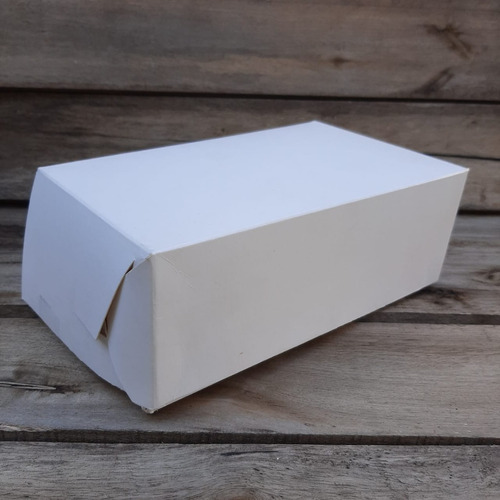 Pack De 10 Cajas Para Reposteria-alfajores 13x17x7 Blanco