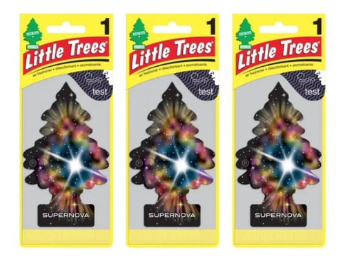 3 Little Trees Aromatizantes Carros E Ambiente Super Nova