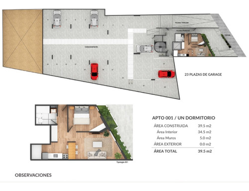 Venta Departamento De 1 Dormitorio En Punta Carretas Con Amenities