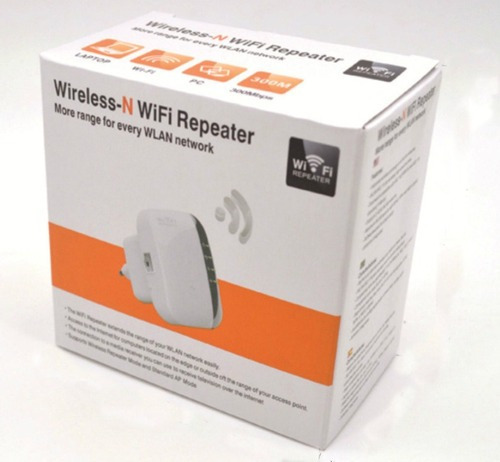 Amplificador De Señal Wifi De 300mbps Wps 2.4g 110/230v Color Blanco