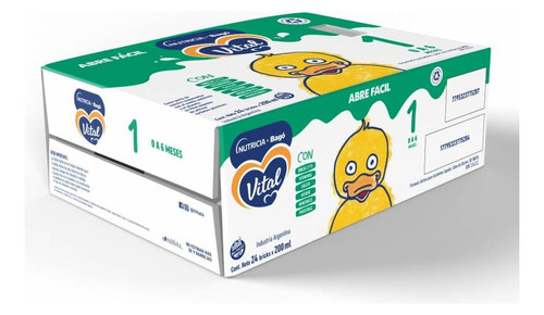 Leche Liquida Vital 1 X 3 Packs De 24 Bricks 200ml 0 A 6m