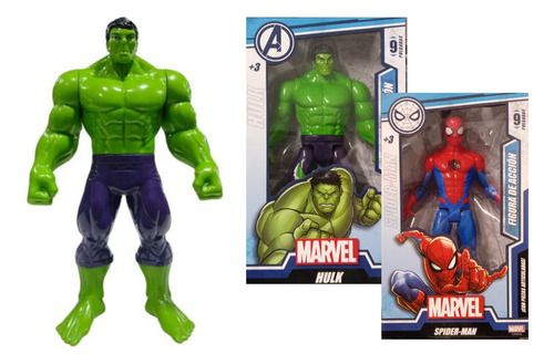 Juguete Muñeco Articulado Spiderman Hombre Araña Hulk 22cm