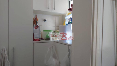 Imagem 16 de 23 de Lindo Apartamento De 77 M² Com Móveis Planejados De 3 Dormitórios Sendo Uma Suíte - Ap0587