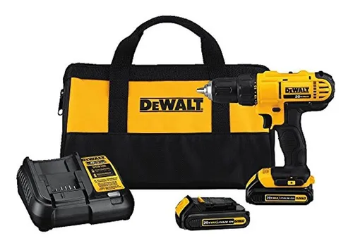 Juego De Taladro Compacto Dewalt Dcd771c2 De 20 Vatios