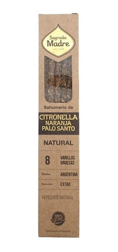 Sahumerios Sagrada Madre Linea Natural Pack 7 Fragancia: INCIENSO NATURA, MIRRA NATURAL, COPAL NATURAL, YAGRA NATURAL, RUDA ROMERO NATURA, CITRONELA NARANJA PALO SANTO NATURAL, SANDALO Y OLIBANO NATUR