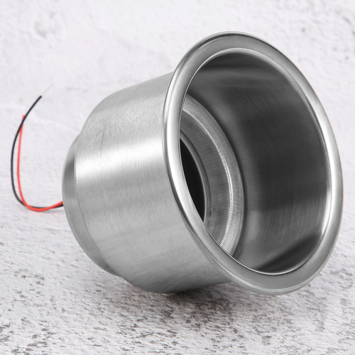 . Suporte Embutido Para Bebidas Em Aço Inoxidável Com Luz