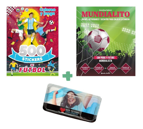 500 Stickers + Mundialito - Promo Mundial - 2 Libros