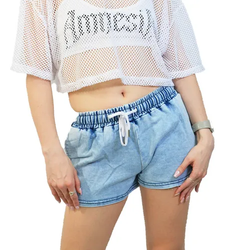 Short de jean sueltos sale