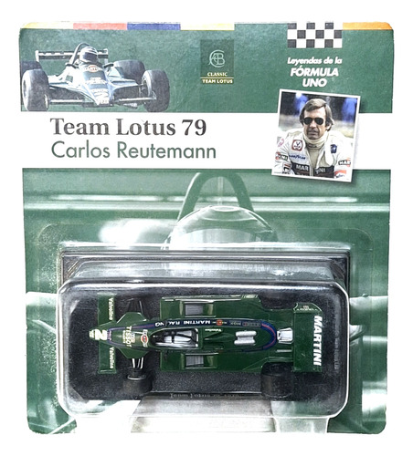 Miniatura Diecast 1/43, Fórmula 1, Lotus 79 Carlos Reutemann