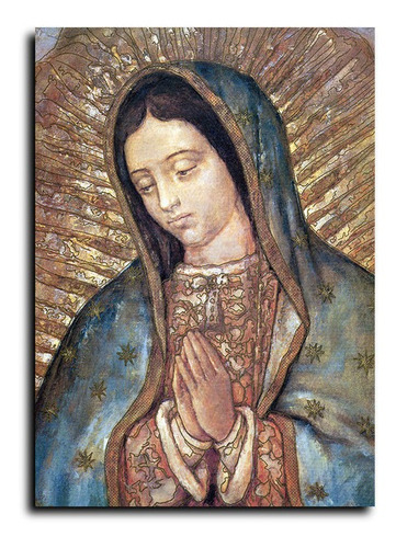 Cuadro Decorativo Canvas 60x80 Rostro Guadalupe Santa