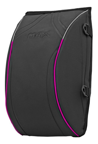 Mochila Aerodinamica Moto Feminina Max Porta Capacete Rosa M