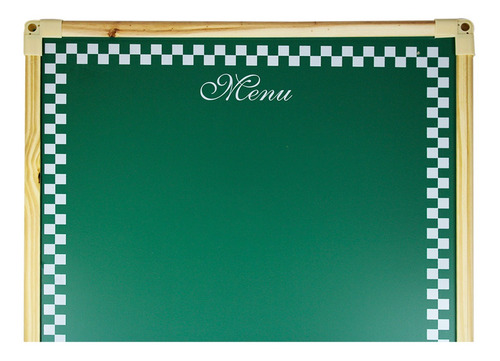 Lousa Quadro Negro 70x50 Cm Escolar Lisa Restaurante Madeira