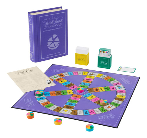 Ws Game Company Trivial Pursuit Edición De Estantería Vintag