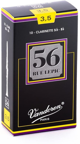 Lengetas Rue Lepic Para Clarinete 56 Con Resistencia 2.5 Va