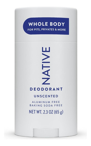 Desodorante Native 65g. Sin Aluminio Con Aceite De Coco