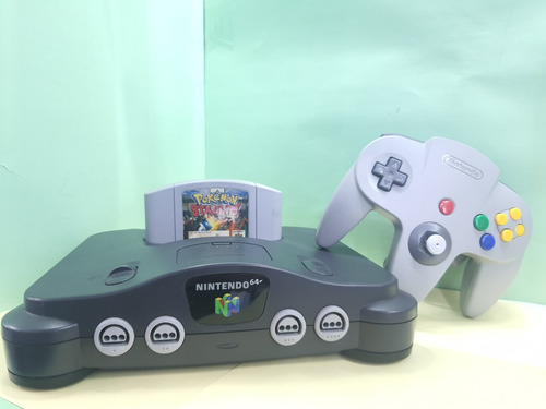 Consola Nintendo 64 Con Pokemon Stadium