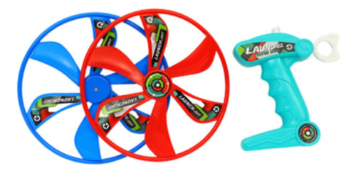 Pull Cord Flying Disc Toy Coordinación Funny Hand Eye
