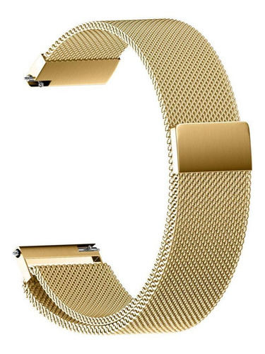 Reloj Amazfit Pop 3r/heyplus, pulsera magnética dorada de 22 mm