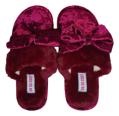 Slippers Pantuflas Lazo Mujer Talla 38-39 Oh So Cozy