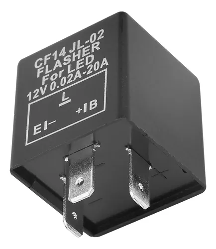 Relé Flasher Led Para Luces Direccionales Cf14 Jl-02 3 Pines
