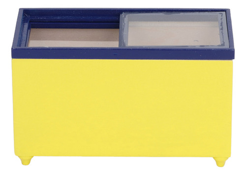 Refrigerador Horizontal Dollhouse 1/12 En Miniatura Colorida
