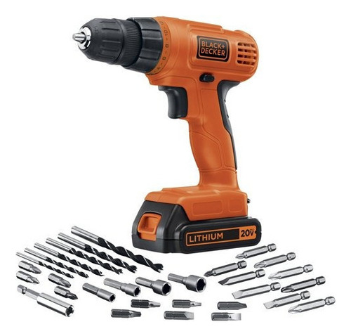 Black+decker 20v Max Taladro/atornillador Inalambrico Color 