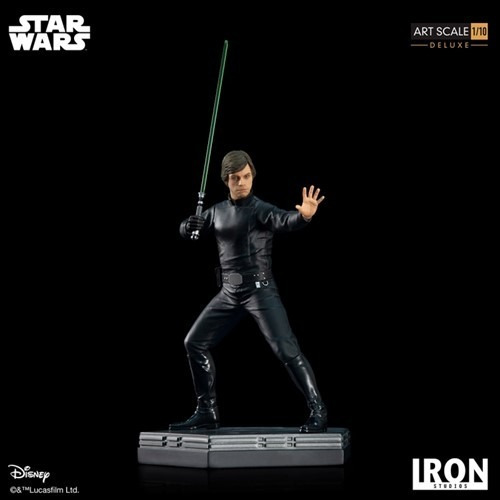 Arte Deluxe de Luke Skywalker a escala 1/10 de Star Wars Iron Studios