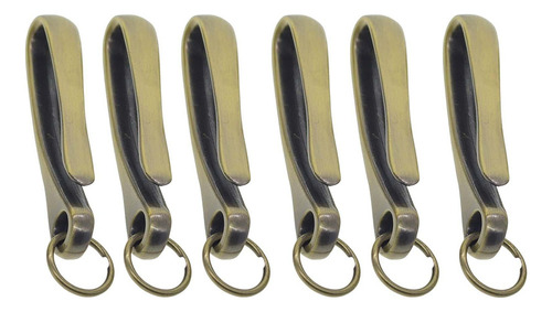 / Llavero De Anzuelo De Pesca De Estilo Retro, 6 Uds.,
