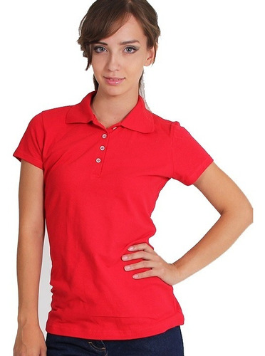 Blusa Camiseta Polo Para Dama En Algodón 190 Gramos 