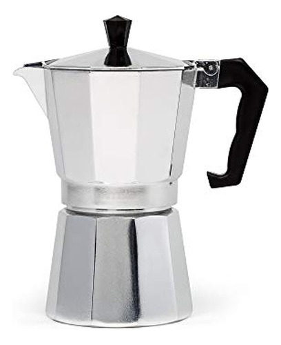 Cafetera Aluminio Café Espresso De Cuerpo Completo 6 Tazas