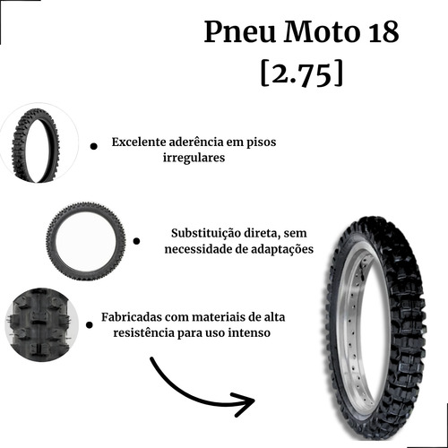 Pneu Moto 18 Maggion 2.75-18 C/ C Enduro Ii Cross