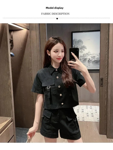 Conjunto De Ropa De Trabajo De Estilo Coreano Para Mujer: Ch