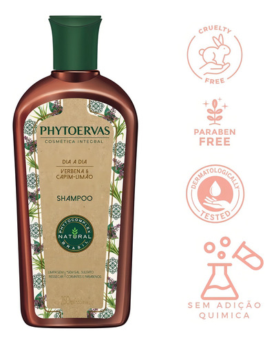 Kit Shampoo Condicionador Dia A Dia Verbena Phytoervas