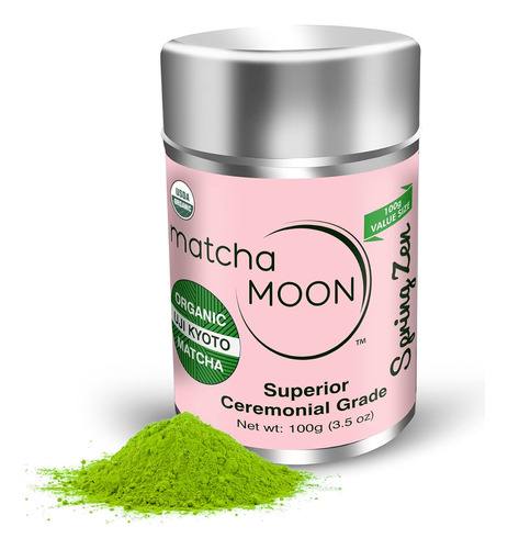 Matcha Moon Spring Zen Matcha Green Tea Powder  Te Verde Ma