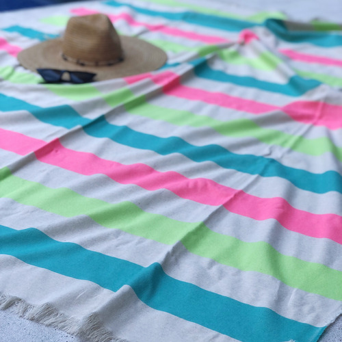 Lona Playera - Manta Picnic - Camping 180 X 75 Cm