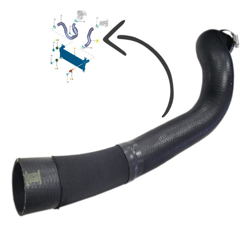 Mangueira Intercooler Admissão Ranger 2.2 2013-2023 Original