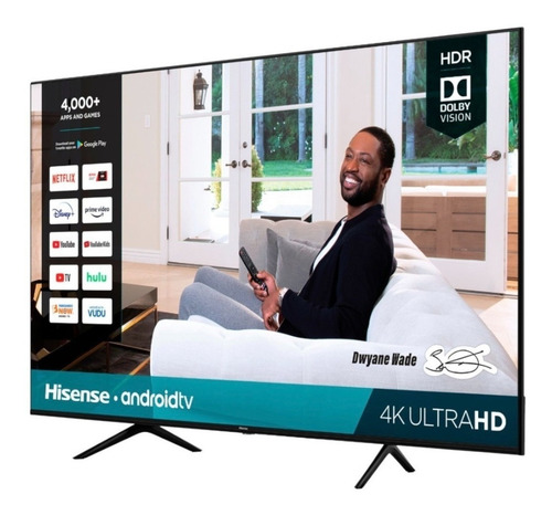 Imagen 2 de 5 de Tv Pantalla Hisense 70 Pulgadas 4k Uhd Android Smart 70h6570