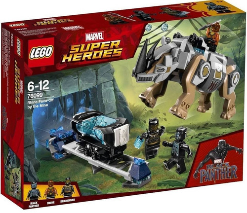 Todobloques Lego 76099 Heroes Marvel Black Panther Face-off