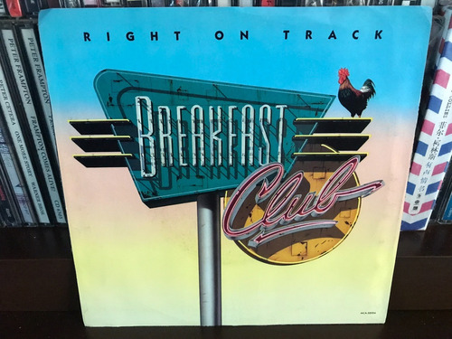 Breakfast Club - Right On Track Lp 7 Single 45 Rpm 1987 Us