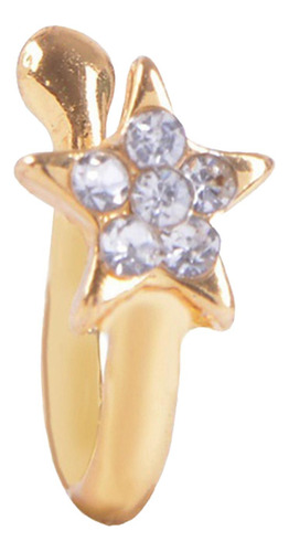 2 Encanto De Moda Anillo De Nariz De Cristal No Estrella De