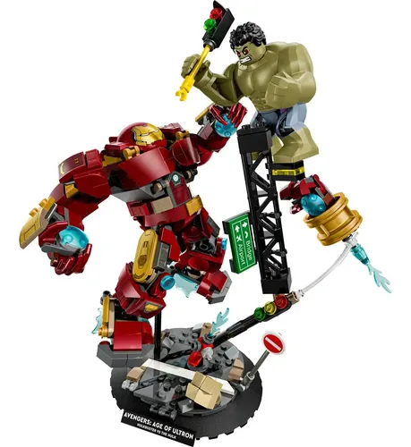 Lego Marvel 76343 Batalha Épica Hulkbuster Vs Hulk 413 Peças