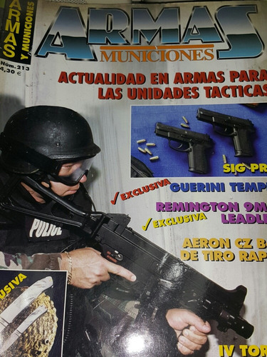 Revista Armas Municiones N 213 Sig Pro Navajas Ron Lake