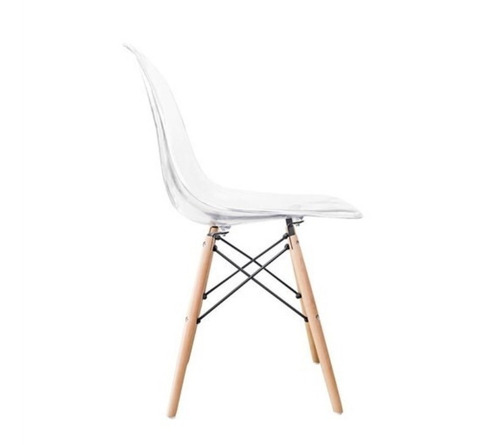 Silla Eames Dsw Base Madera Pack Combo 2 Unidades Premium