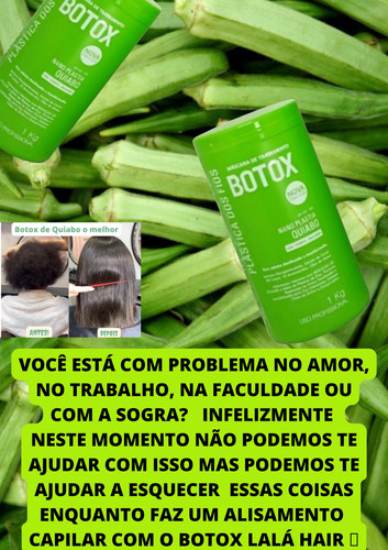 Btx Alisamento Capilar Em Massa De Quiabo 1kg