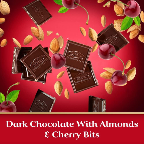 Barra Chocolate Amargo Con Cereza Y Almendra Ghirardelli 100
