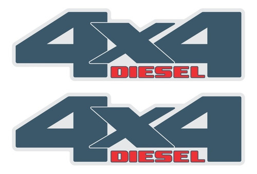 Kit De Adesivos Lateral 4x4 Diesel Troller T4 2015 37 Fgc